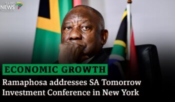 economic growth | ramaphosa addresses sa tomorrow investment conference in new york