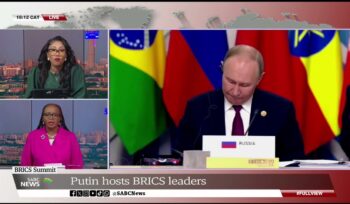 2024 brics summit i vladimir putin hosts leaders: sophie mokoena updates