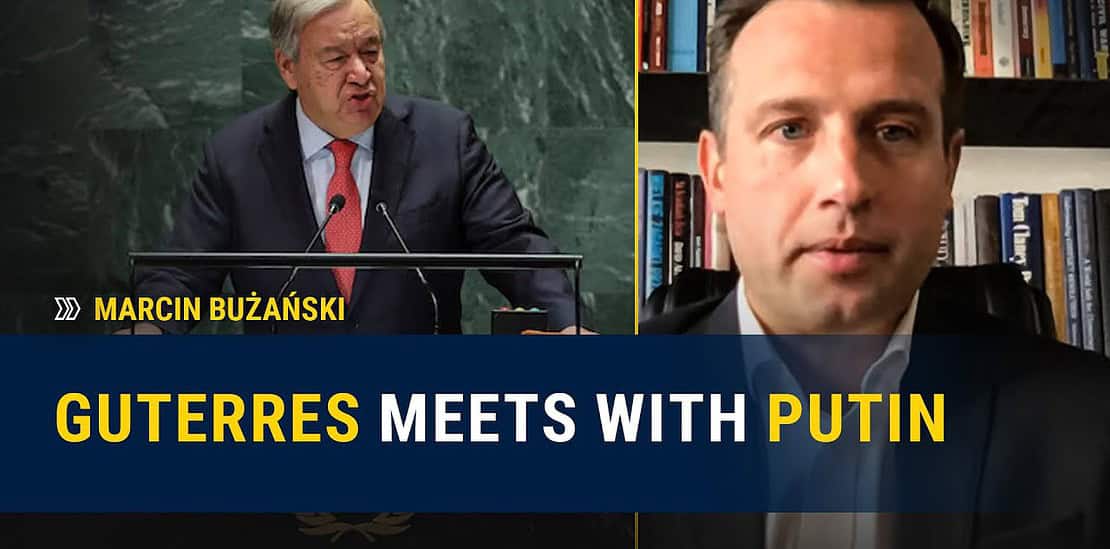 un secretary general arrives in russia to attend brics summit | marcin bużański