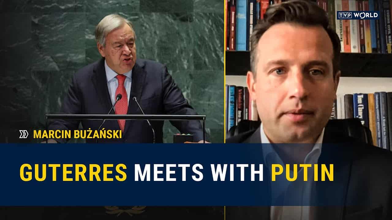 un secretary general arrives in russia to attend brics summit | marcin bużański