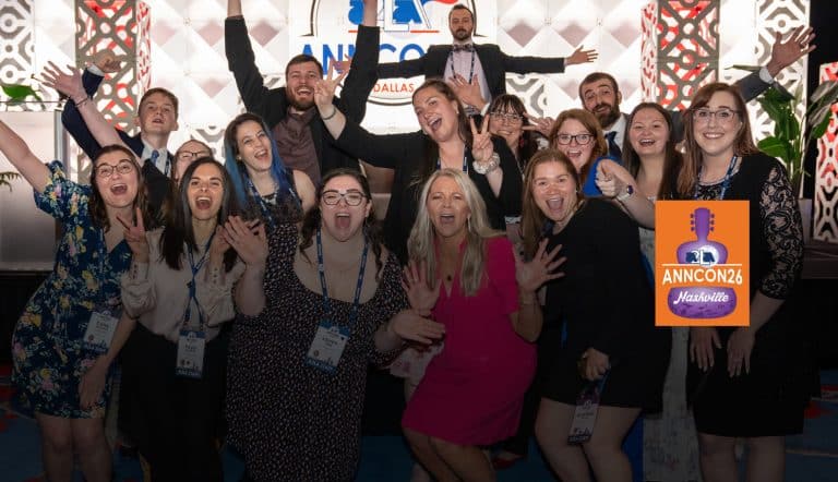 Group cheering at ANCON26 conference in Nashville.
