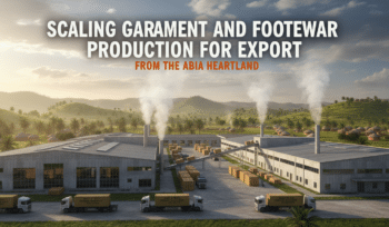 scaling garment and footwear production for export from the abia