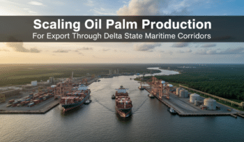 scaling oil palm production for export through delta state maritime