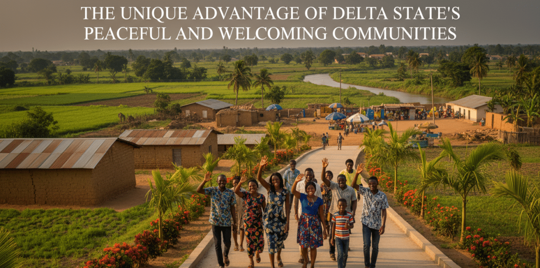 the unique advantage of delta stateʼs peaceful and welcoming communities