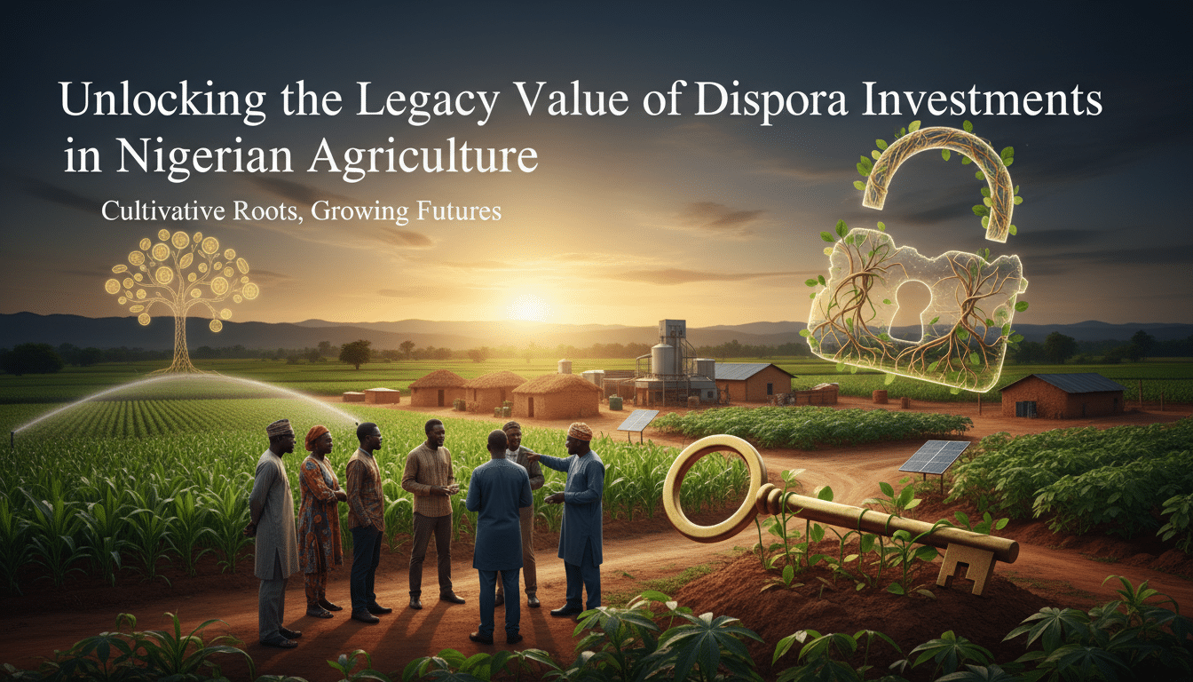 unlocking the legacy value of diaspora investments in nigerian agriculture