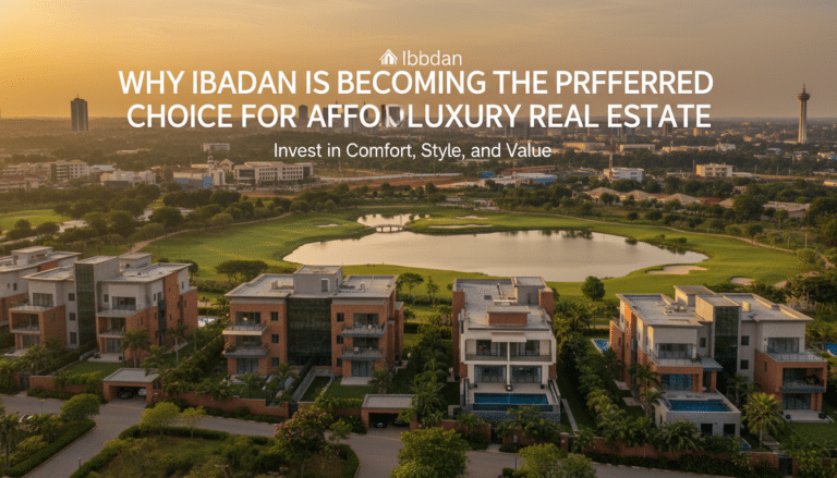 Luxury villas overlooking golf course in Ibadan